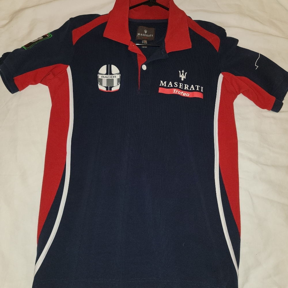 Men's Maserati polo shirt size Large